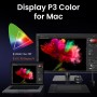 BenQ PD2705U Monitor de diseño (tecnología AQCOLOR, 27 pulgadas, 4K UHD, IPS, color panorámico P3, carga USB-C, DP / HDMI, KVM,