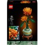 LEGO Botanical Crisantemo Adorno de Flores Artificiales, Decoración Floral para el Hogar y Oficina, Maqueta para Construir para
