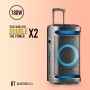NGS Wild Temper Altavoz Portátil Inalámbrico con Batería Bluetooth/USB/AUX IN 200W Negro