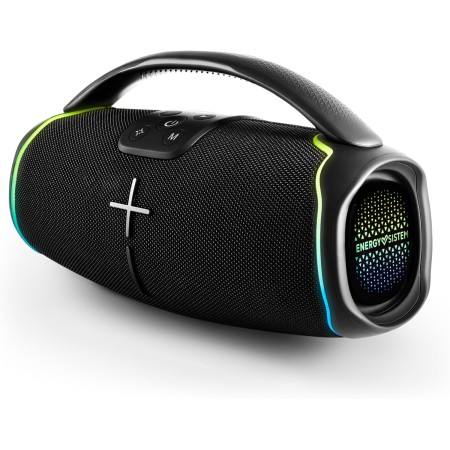 Energy Sistem Hyperbeat – Altavoz Bluetooth (Bluetooth 5.3, True Wireless Stereo, Deep Bass, 15h de batería, IPX6, Luces LED,