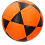AKTIVE Balón de fútbol Sala PVC, 230-250 Gramos, D18 cm, Talla 3, Color Naranja y Negro, Resistente y Duradero, Óptimo para