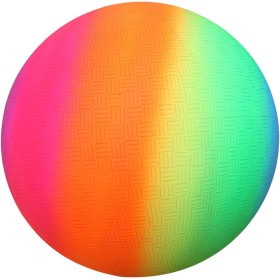 Pelota Blanda de PVC para Niños, PVC Bola Arcoiris Pelota de Inflable, PVC Balon Futbol, Pelota de Playa Balones de Agua Pelota