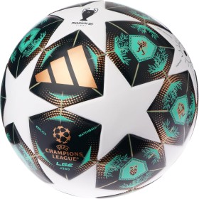 Adidas UEFA Champions League J350 - Balón de fútbol Unisex, Color Verde, Talla 5 EU