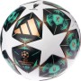 Adidas UEFA Champions League J350 - Balón de fútbol Unisex, Color Verde, Talla 5 EU