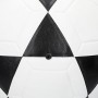 AKTIVE Balón de fútbol PVC, 360-380 Gramos, D20 cm, Talla 4, Color Blanco y Negro, Resistente y Duradero, Óptimo para