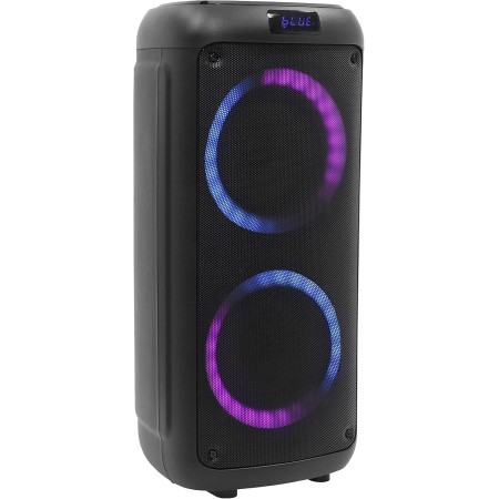 BoomTone DJ Boomaster 300 Altavoz Bluetooth luminoso LED portátil potente 250W, Altavoz Karaoke, Bluetooth inalámbrico, TWS,