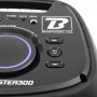 BoomTone DJ Boomaster 300 Altavoz Bluetooth luminoso LED portátil potente 250W, Altavoz Karaoke, Bluetooth inalámbrico, TWS,
