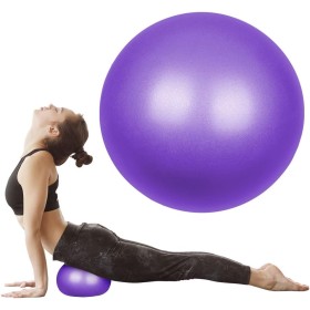 flintronic Pelota de Yoga, Mini Pelota de Pilates, 25 cm / 9,4 Pulgadas, Fitness, Pilates, Embarazo y Sentarse, Fitball,