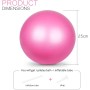 flintronic Pelota de Yoga, Mini Pelota de Pilates, 25 cm / 9,4 Pulgadas, Fitness, Pilates, Embarazo y Sentarse, Fitball,