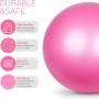 flintronic Pelota de Yoga, Mini Pelota de Pilates, 25 cm / 9,4 Pulgadas, Fitness, Pilates, Embarazo y Sentarse, Fitball,