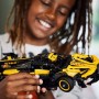 Lego Technic Bugatti Bolide Maqueta de Coche Deportivo Negro y Amarillo para Construir, Vehículo para Carreras de Juguete