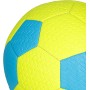 AKTIVE Balón de fútbol PVC, 320-340 Gramos, D22 cm, Talla 5, Color Amarillo fosforito y Azul, Resistente y Duradero, óptimo para