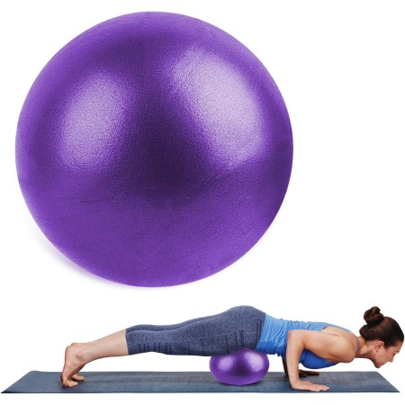 TDUNSYA Pelota Pilates Pequeña, Bola Pilates, 25 cm, Pilates Ball, Pelota de Pilates, Pelota de Gimnasia Pequeña para Yoga, Mini