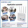 Enrutador WiFi 4G LTE WiFi 6 módem 300Mbps 2,4G con interfaz telefónic