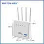 Enrutador WiFi 4G LTE WiFi 6 módem 300Mbps 2,4G con interfaz telefónic