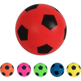 HTI Fun Sport Softball - Balón de fútbol Espuma para Interiores/Exteriores, Pelota de Espuma para Horas de diversión, fútbol