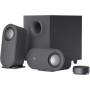 Logitech Z407 Bluetooth Altavoces para ordenador con subwoofer y control inalámbrico, Sonido inmersivo, Audio premium con varias