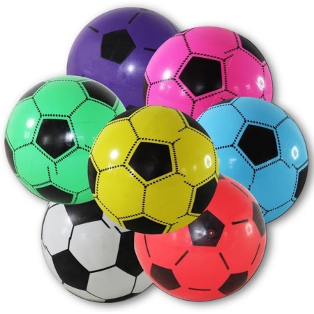 Balón de fútbol 12x pelotas de plástico de 20 cm