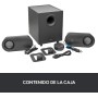 Logitech Z407 Bluetooth Altavoces para ordenador con subwoofer y control inalámbrico, Sonido inmersivo, Audio premium con varias