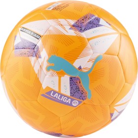PUMA Balón de fútbol Orbita LaLiga 1 híbrido 5 Fluo Orange Multicolor