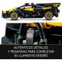 Lego Technic Bugatti Bolide Maqueta de Coche Deportivo Negro y Amarillo para Construir, Vehículo para Carreras de Juguete