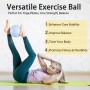 PROIRON, Pelota de Pilates, Fitness, Yoga, Embarazo, Deporte, Fitball para Ejercicios Gimnasia, 55/65/75cm, Anti-pinchazos,