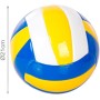 Tradineur - Balón de Voleibol, diseño de Franjas de Colores, Tacto Suave, Pelota, Deportes de Equipo (Tamaño 5 - Ø 21 cm -