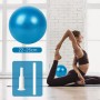 Pelota de Yoga, Mini Pelota de Pilates, Pelotas de Ejercicio Pequeñas, Pelota de Pilates de Yoga, con Pajita Inflable, para
