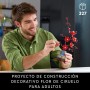 LEGO Botanical Flor de Ciruelo Adorno Floral, Flores Artificiales, Decoración del Salón y el Hogar, Maqueta para Construir para