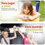 CUBIDI Bola Grande con Pelotas, Juego de Habilidad, emocionante Juego de Rompecabezas para Niños Arcoíris Pequeño