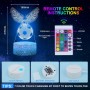 UneedMe Regalo Para Futbol Niños，3D LED Lampara Futbol，Lampara Futbol Niño ，Regalo Niño 6 7 8 9 10+ Años，Cambio De 16