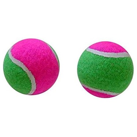 BLUE SKY - Pelotas de Tenis Scratch - Juego de Raqueta - Pelota con Velcro - 040787 - Verde - Juguete Infantil - 4 cm - A Partir