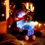 Regalo de Fútbol para niños, Luz de Noche, 3D LED Lámpara Luz de Noche con Control Remoto, 16 Colores Lámpara infantile, Nino