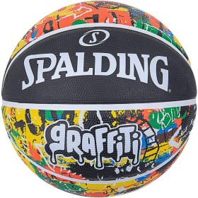Spalding Rainbow Graffiti Sz7 Rubber Basketball, Arco Iris
