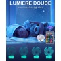 Zawaer Regalo de futbol para niños, Luz de noche 3d LED lámpara con control remoto, Idea Regalos para Navidad, regalo creativo