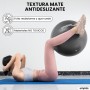 unycos - Pelota de Pilates, Gimnasia, Yoga, Fitness y Embarazo, Fitball Antideslizante y Anti-Burst55cm/65cm/75cmde PVC Extra