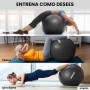 unycos - Pelota de Pilates, Gimnasia, Yoga, Fitness y Embarazo, Fitball Antideslizante y Anti-Burst55cm/65cm/75cmde PVC Extra