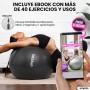 unycos - Pelota de Pilates, Gimnasia, Yoga, Fitness y Embarazo, Fitball Antideslizante y Anti-Burst55cm/65cm/75cmde PVC Extra