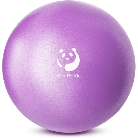 Slim Panda Pelota de Pilates 23cm, Antiexplosión Antideslizante PVC Pelota de Gimnasia, Soft Balones de Yoga para Terapia