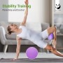 Slim Panda Pelota de Pilates 23cm, Antiexplosión Antideslizante PVC Pelota de Gimnasia, Soft Balones de Yoga para Terapia