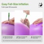 Slim Panda Pelota de Pilates 23cm, Antiexplosión Antideslizante PVC Pelota de Gimnasia, Soft Balones de Yoga para Terapia