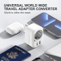PAIDASHU Adaptador Enchufe Ingles UK Inglaterra Adaptador de Viaje con USB A & C (2.4A), Español 2 Patas Europa hacia 3 Patas
