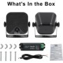 Herdio 4 ''2 uds altavoces Bluetooth marinos resistentes al agua para 