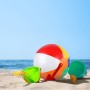 flintronic Pelota de Playa Hinchable Beach, Pelota Hinchable Paneles Colores, Diseño Franjas de Colores Pelota de Hinchable