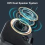 Herdio 4 ''2 uds altavoces Bluetooth marinos resistentes al agua para 
