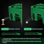 Dispensador automático de Pelotas de Golf por inducción eléctrica, dispensador de Pelotas de Golf con Soporte para Palos de 6