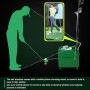 Dispensador automático de Pelotas de Golf por inducción eléctrica, dispensador de Pelotas de Golf con Soporte para Palos de 6