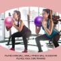 2 Piezas Pelota de Pilates para Yoga, Barra, Entrenamiento y Terapia Física, Mejora el Equilibrio, Fuerza de Núcleo, Dolor de