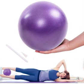 Lanjue Pelota Pilates, 25 cm Pelota de Gimnasia Suave Antideslizante, Pelotas para Yoga para Abdominal y Hombros Entrenamiento