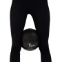 U can - Pelota para Pilates, Barra, Yoga y Fitness | Chica (20-25 cm) | Color Negro | para Ejercicios de bajo Impacto | Entrena
